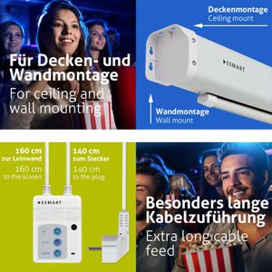 Produktbild für Beamer-Leinwand ESMART Professional MIMOTO