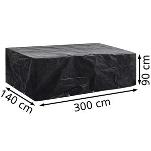 Produktbild für Gartenmöbel-Abdeckung vidaXL 41642, schwarz