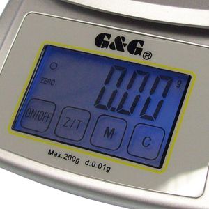 Produktbild für Digitalwaage G&amp;G HCP-200, mit Zählfunktion, Teilung 0,01 g