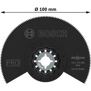 Produktbild für Multifunktionswerkzeug-Zubehör Bosch PRO ACZ 100 BB