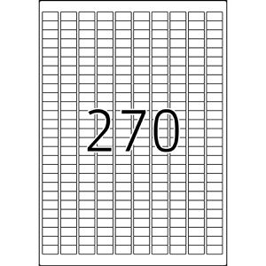 Produktbild für Universaletiketten TopStick labels, 8790, weiß
