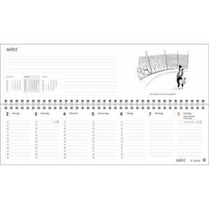 Produktbild für Tischkalender Heye 21282, Loriot Büroplaner, quer