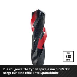 Produktbild für Bohrer Einhell 423019, HSS-R Spiralbohrer