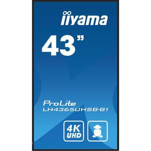 Produktbild für Digital-Signage Iiyama ProLite LH4365UHSB-B1, 42,5 Zoll