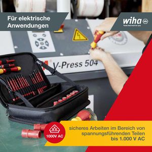 Produktbild für Werkzeugtasche Wiha slimVario electric, 43465