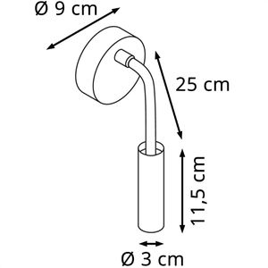 Produktbild für Wandleuchte SLV Karpo Goose, aus Aluminium, für innen