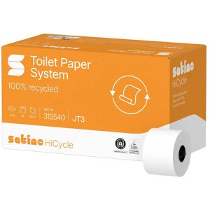 Produktbild für Toilettenpapier Satino HiCycle, 315540, JT3