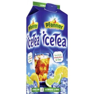 Produktbild für Eistee Pfanner Lemon-Lime, im Tetrapack