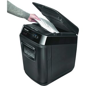 Produktbild für Aktenvernichter Fellowes 4656301 AutoMax 200M, schwarz