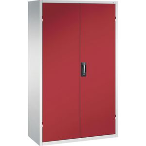 Produktbild für Magazinschrank CP-Möbel Serie 13, grau / rot
