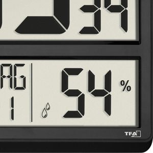 Produktbild für Wanduhr TFA 60.4520 XL, Kunststoff, digital, Funkuhr