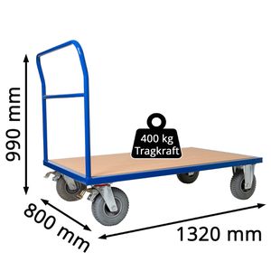 Produktbild für Transportwagen Rollcart Schiebebügelwagen, 02-5998