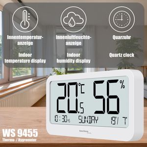 Produktbild für Thermo-Hygrometer Technoline WS 9455, digital