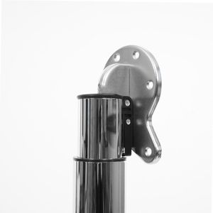 Produktbild für Tischbein Mendler HWC-H35, silber aus Metall