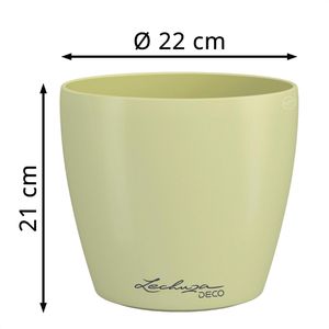 Produktbild für Übertopf Lechuza-DECO 21, linde, Ø 22 x 21 cm