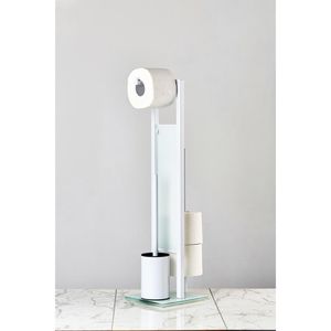 Produktbild für WC-Garnitur Wenko Rivalta, mit Ersatzrollenhalter