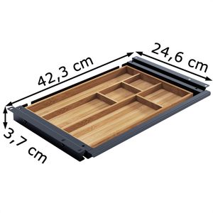 Produktbild für Unterbauschublade Actiforce SN Grip, schwarz