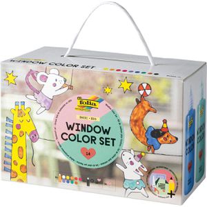 Produktbild für Fenstermalfarben Folia 43019, Window Color Set Basic big