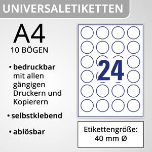 Produktbild für Universaletiketten Zweckform 5080, weiß