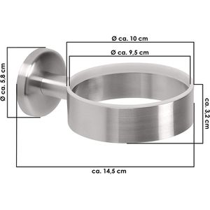 Produktbild für Haartrocknerhalter Bremermann PIAZZA 9426