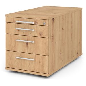 Produktbild für Rollcontainer Hammerbacher Solid TC30, aus Holz, asteiche