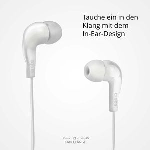 Produktbild für Kopfhörer SBS Stereo, weiß