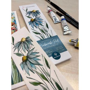 Produktbild für Aquarellpapier Hahnemühle Bookmark Block 5,5 x 20 cm