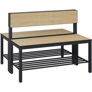 Produktbild für Umkleidebank CP-Möbel 8060-410, Sitzfläche Holz, 100 cm