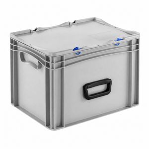 Produktbild für Eurobox Alpha-Paletten Basicline, grau, 25,6 Liter