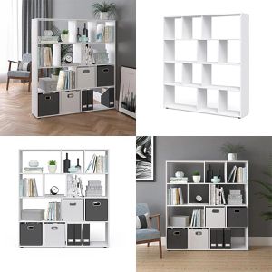 Produktbild für Bücherregal Vicco Pilar, weiß