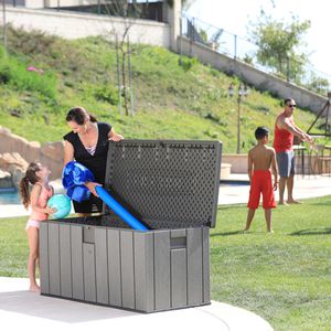 Produktbild für Gartenbox Lifetime 60215, aus Kunststoff