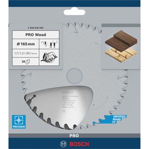 Produktbild für Kreissägeblatt Bosch PRO Wood, 2608642602