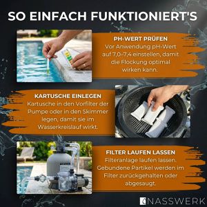 Produktbild für Flockungsmittel NASSWERK FKT04, Flockkartuschen
