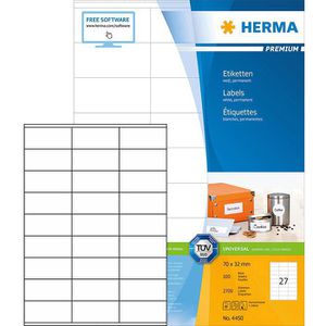 Universaletiketten Herma 4450 Premium, weiß