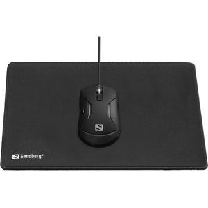 Produktbild für Mauspad Sandberg Gamer L 520-32, schwarz