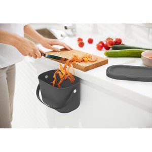 Produktbild für Mülleimer Rotho Albula 1054608853, anthrazit