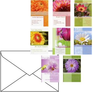 Geburtstagskarten Böttcher-AG 516390, sortiert