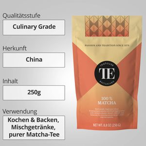 Produktbild für Matcha Teahouse-Exclusives 100%, Grünteepulver