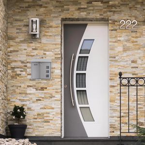 Produktbild für Briefkasten Rottner T06048, Muro Inox, silber, aus Edelstahl