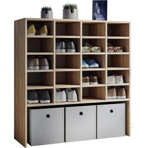 Produktbild für Schuhregal VCM Hinsol XL, aus Holz