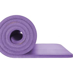 Produktbild für Yogamatte Tresko mit Tragegurt, lila, 1 cm stark