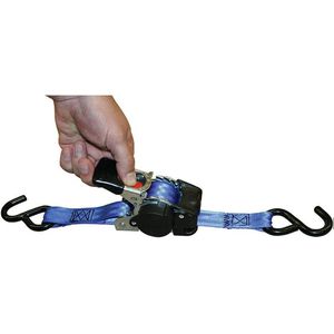 Produktbild für Spanngurt Kerbl 37180, blau, mit S-Haken &amp; Ratsche