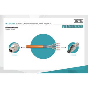 Produktbild für Netzwerkkabel Digitus DK-1745-VH-5, orange