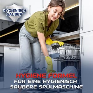 Produktbild für Spülmaschinenreiniger finish Calgonit Maschinenpfleger, Tabs