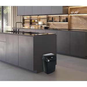 Produktbild für Mülleimer TipTop-Office schwarz
