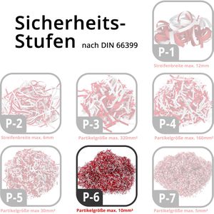 Produktbild für Aktenvernichter Ideal 2445 MC, 24458111, weiß, mit Rollen