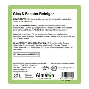 Produktbild für Glasreiniger AlmaWin Glas&amp;Fenster, gebrauchsfertig