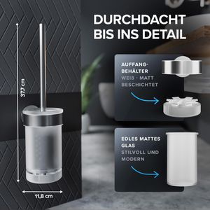 Produktbild für WC-Bürste ovimar Tranerodde, silber
