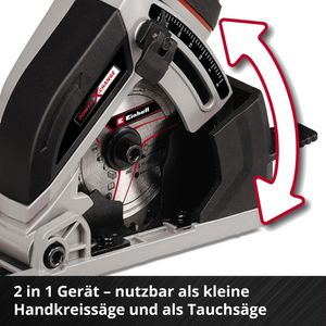Produktbild für Handkreissäge Einhell Mini TE-CS 18/89 Li-Solo