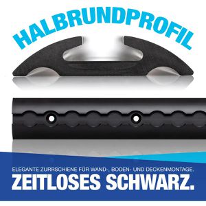 Produktbild für Airlineschiene NTG Standard, zum Kleben &amp; Schrauben